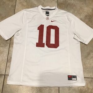 NCAA Team Nike Alabama Crimson Tide White Football Jersey - Mens XL